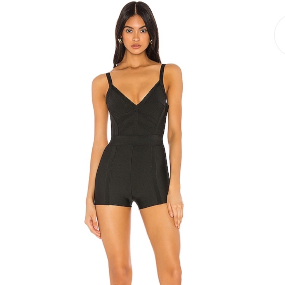Black tight romper